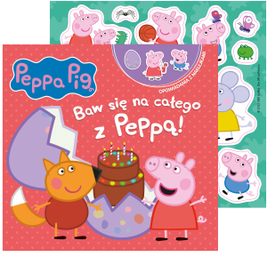 Świnka Peppa Opowiadania z naklejkami 8 Baw się na całego z Peppą!