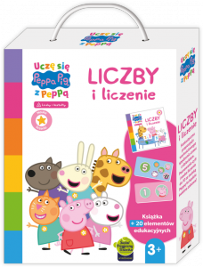 Świnka Peppa Uczę się z Peppą Liczby i liczenie (kuferek)