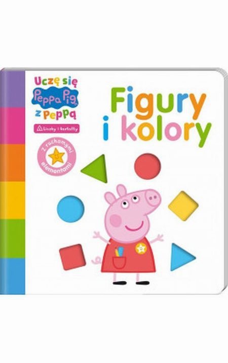 Świnka Peppa Uczę się z Peppą Figury i kolory