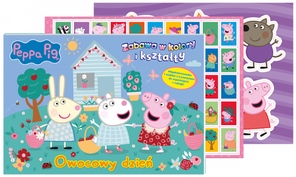 Świnka Peppa Zabawa w kolory i kształty Owocowy dzień