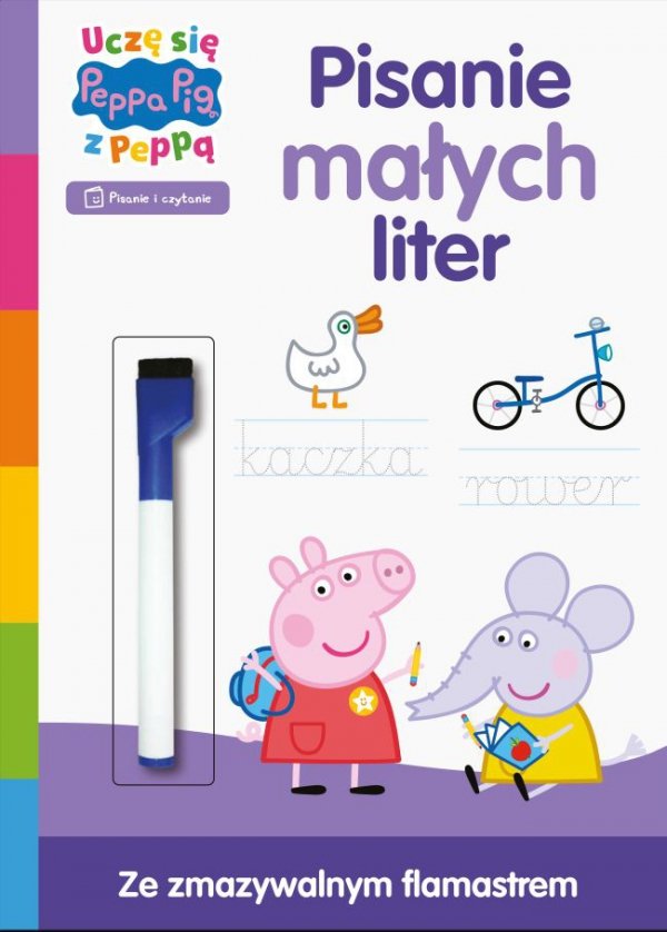 Świnka Peppa Uczę się z Peppą 2 Pisanie małych liter 
