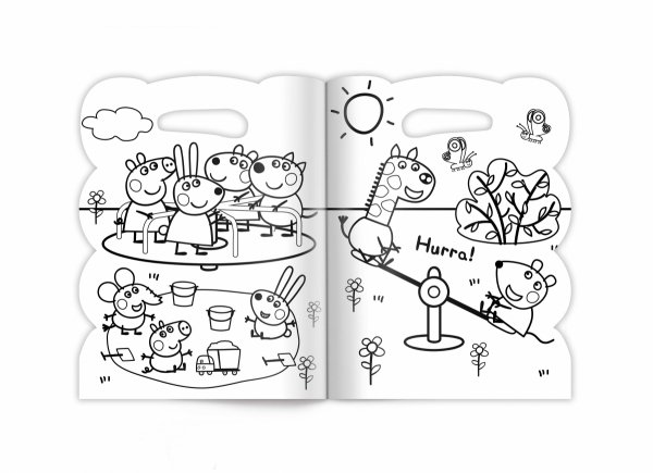 Świnka Peppa Superkolory 4 W wesołym świecie Peppy