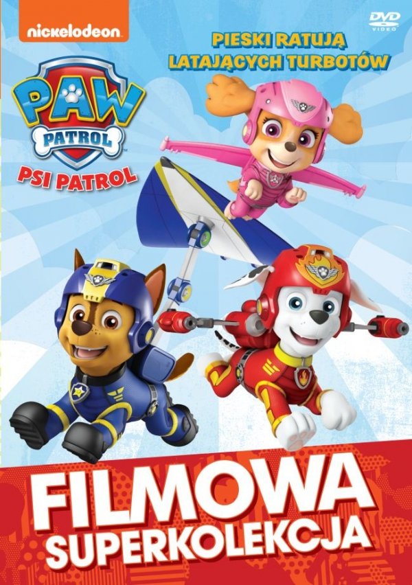 Psi Patrol DVD Pieski ratują latających Turbotów