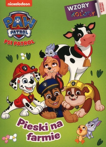 Psi Patrol Wzory i kolory 3 Pieski na farmie