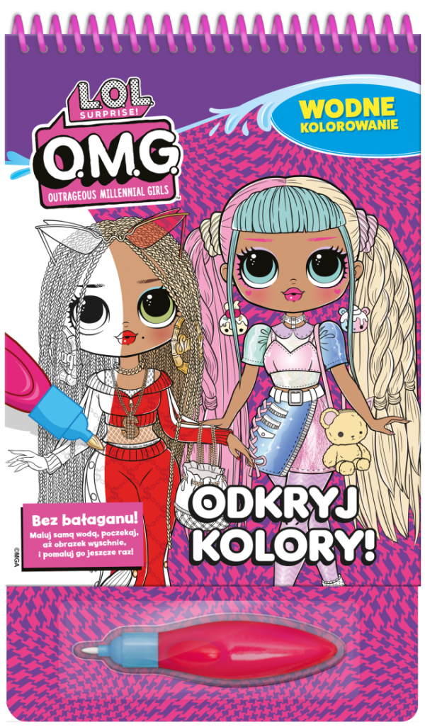 L.O.L. Surprise! Wodne kolorowanie 5 Odkryj kolory!