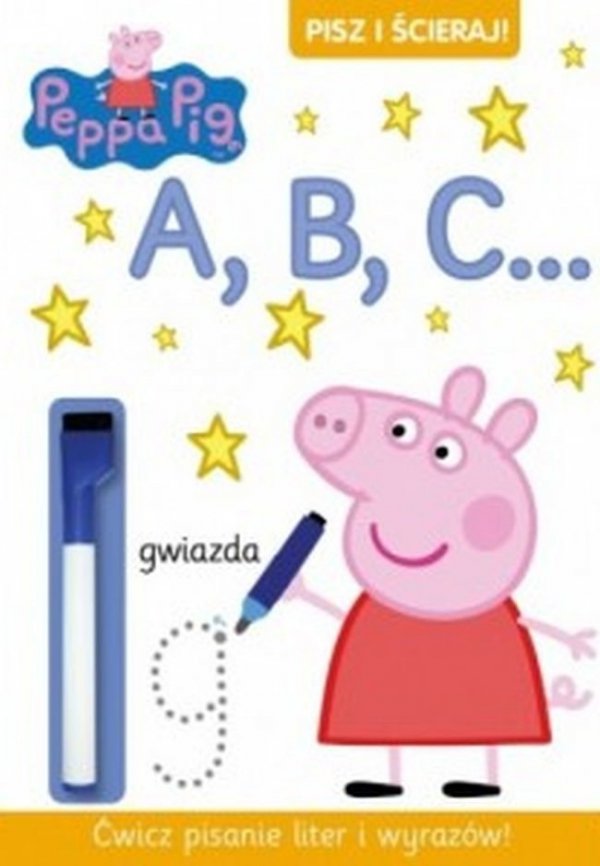 Świnka Peppa Pisz i ścieraj! 2 A, B, C…
