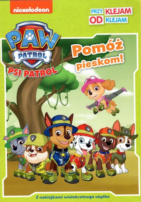 Psi Patrol Przyklejam odklejam 4 Pomóż pieskom!