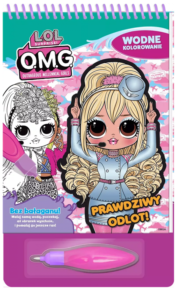 LOL Surprise Wodne kolorowanie Prawdziwy odlot!