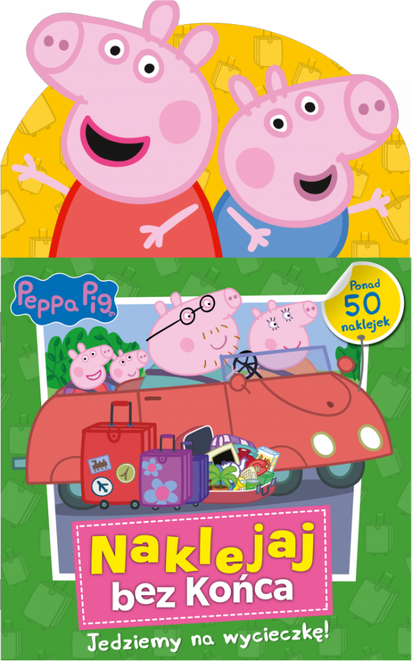Świnka Peppa Naklejaj bez końca 1 Jedziemy na wycieczkę!