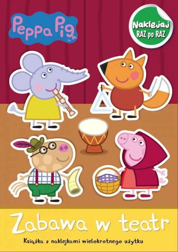 Świnka Peppa Naklejaj raz po raz