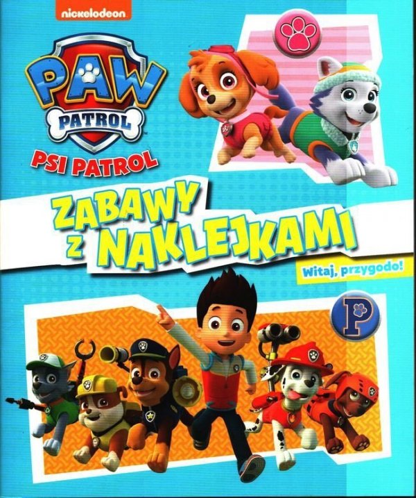 Psi Patrol Zabawy z naklejkami 2 Witaj, przygodo!