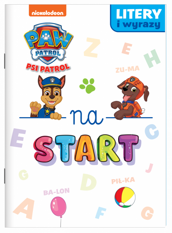 Psi Patrol Na start 3 Litery i wyrazy