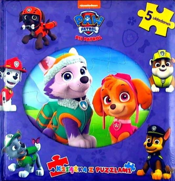 Psi Patrol Książka z puzzlami