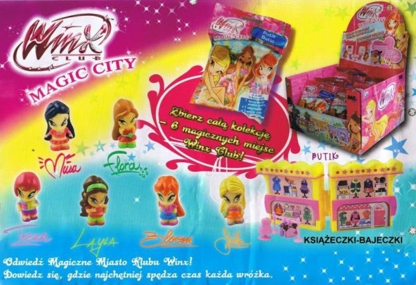 Winx Club wydanie specjalne Magic City + DVD