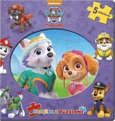 Psi Patrol Książka z puzzlami