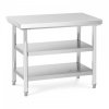 Stół roboczy - 3 poziomy - 100 x 60 cm ROYAL CATERING 10011657 RCWT-100X60-3L-E