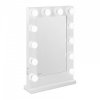 Lustro do makijażu - LED - 78 x 50 cm - 12 żarówek LED PHYSA 10040364 PHY-CM-11 WHITE