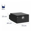 Lodówka samochodowa - 28 l - od -12 do 10°C - 12/24 DC V MSW 10061607 MSW-CRF30-46W