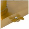 Fotel kosmetyczny - elektryczny - podgrzewany - 3 silniki - 300 W - 195 x 60 x 62 - 82 cm - 200 kg - biały / złoty Physa 10040821 PHYSA VARESE WHITE 