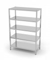 Regał magazynowy, 5 półek pełnych 700 x 500 x 1800 mm POLGAST 335075 335075