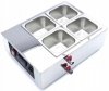 Topielnik do Czekolady - 4 x 1/6 GN 10 cm MAXIMA 09374052 8719632127451