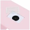 Biurko do manicure - z pochłaniaczem - różowe / złote - 3 szuflady - podpórka pod dłonie Physa 10040782 PHY_MC05