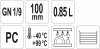 POJEMNIK GASTRONOMICZNY GN 1/9 100MM PC YATO YG-00431 YG-00431