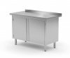 Stół przyścienny szafka z drzwiami na zawiasach 1300 x 600 x 850 mm POLGAST 128136-2 128136-2