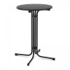 Stolik barowy - czarny - składany - Ø70 cm - 110 cm ROYAL CATERING 10011468 RC-BIS70FB