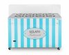 Dystrybutor do lodów | witryna do lodów | konserwator | retro | 8 tub | okrągłe kuwety | 1283x670x895 mm | GELATO POZETTI 8 BLUE