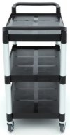 Wózek do Serwowania - 3 Plastikowe Półki - 103 x 50,5 cm Maxima 09507002 8720783972456