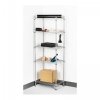 REGAŁ PÓŁKOWY Z DRUTU 350x550x1500 mm - szary ROYAL CATERING 10011227 RCMR-1800P19