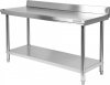 STÓŁ PRZYŚCIENNY Z PÓŁKĄ  SKŁADANY 1600×600×H850+100 mm YATO YG-09025 YG-09025