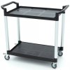 Stal nierdzewna Wózek do Serwowania - 2 Plastikowe Półki - 103 x 50,5 cm Maxima 09507004 8720783972470