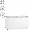 Zamrażarka skrzyniowa - 450 l - przeszklone drzwi - zamykana - Royal Catering 10013218 RCFGDF-450