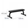 Ławka treningowa - do 150 kg - 1110 x 285 mm GYMREX 10230251 GR-TB 55