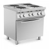 Kuchenka elektryczna - 4 palniki - 4 x 2600 W - piekarnik 3 kW Royal Catering 10011761 RC-EC4VO