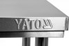 STÓŁ CENTRALNY SKŁADANY Z PÓŁKĄ 1000×600×H850mm YATO YG-09001 YG-09001