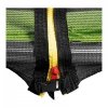 Trampolina ogrodowa - Ø244 x 180 cm - 80 kg - siatka - czarno-zielona GYMREX 10230230 GR-TR03