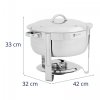 Podgrzewacz do potraw - okrągły - 5 l ROYAL CATERING 10012833 RCCD_RT17_5L