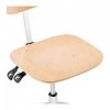 Krzesło robocze - 120 kg - drewno, chromowane elementy - podnóżek - wysokość 550 - 800 mm FROMM STRACK 10260341 STAR_CHAIR_13
