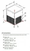 Kostkarko-grudkarka do lodu Frozen Stone | 440 kg/24h | system chłodzenia wodą | MGT900W