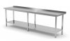 Stół przyścienny z półką 2400 x 600 x 850 mm POLGAST 103246-6 103246-6