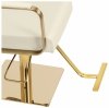 Fotel fryzjerski z podnóżkiem - 50 - 66 cm - 200 kg - kremowy / złoty Physa 10040887 PHYSA OTLEY CREAM_GOLD