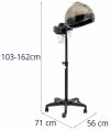 Nawilżacz do włosów - stojący - 750 W - timer - 0,75 l Physa 10040873 PHY-750HD-06 BLACK