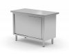 Stół centralny przelotowy z drzwiami suwanymi 1300 x 700 x 850 mm POLGAST 127137P 127137P