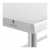 Stół ze stali nierdzewnej - 150 x 70 cm - rant - udźwig 93 kg - Royal Catering ROYAL CATERING 10012644 RCAT-150/70-SPS