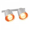 Lampa grzewcza do potraw - regulowana wysokość - Royal Catering - 2 żarówki - aluminium ROYAL CATERING 10012030 RCPWB-500I 