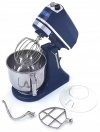 Mikser planetarny 7L do 2kg ciasta Stalowy Niebieski MAXIMA 09360790 5905317012959