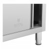Stół roboczy z szafką - 180 x 70 x 85 cm ROYAL CATERING 10011675 RCSSCB-180X70-S